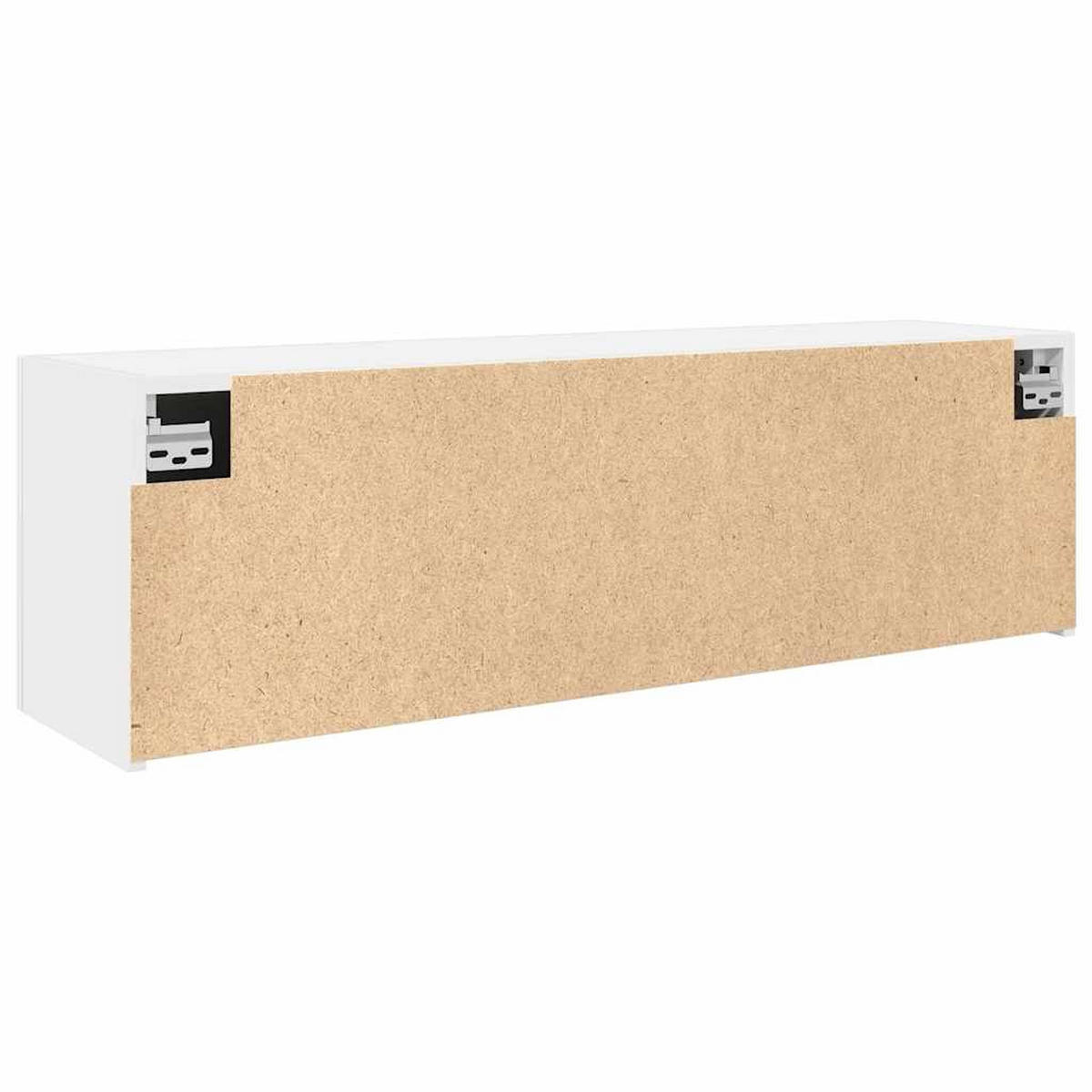 BAD-WANDSCHRANK Weiss 100/25/30 Cm Holzwerkstoff - Weiß, Holzwerkstoff (25/30/100cm) - vidaXL