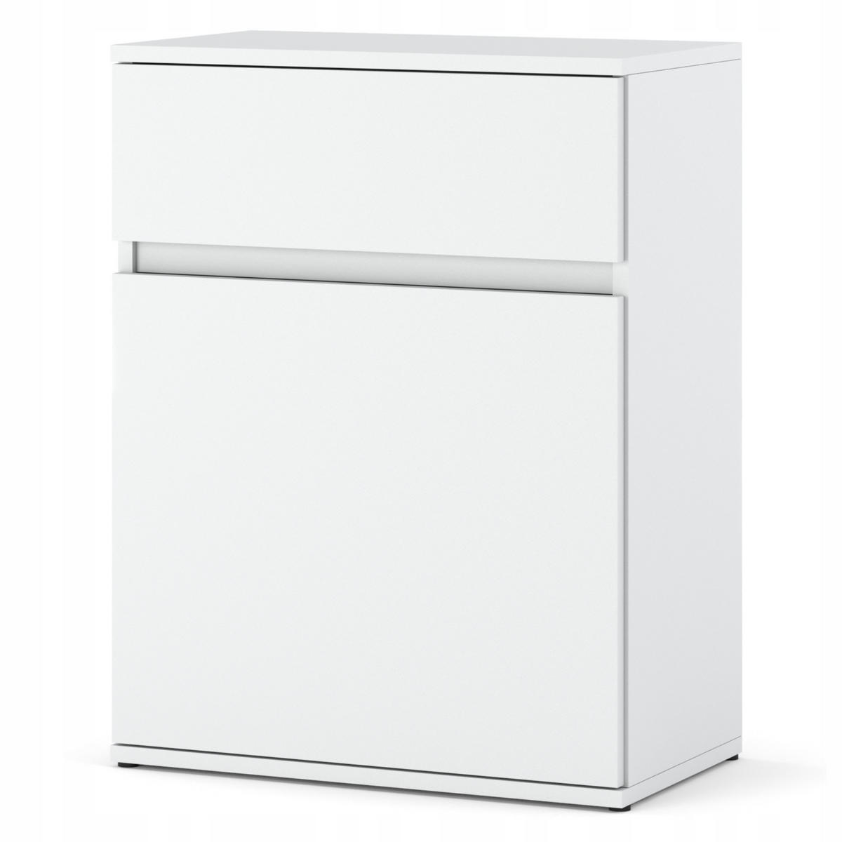 KOMMODE MIT SCHUBLADE – weiß - Weiß, Holz (60/78/35cm) - Stiv Meble