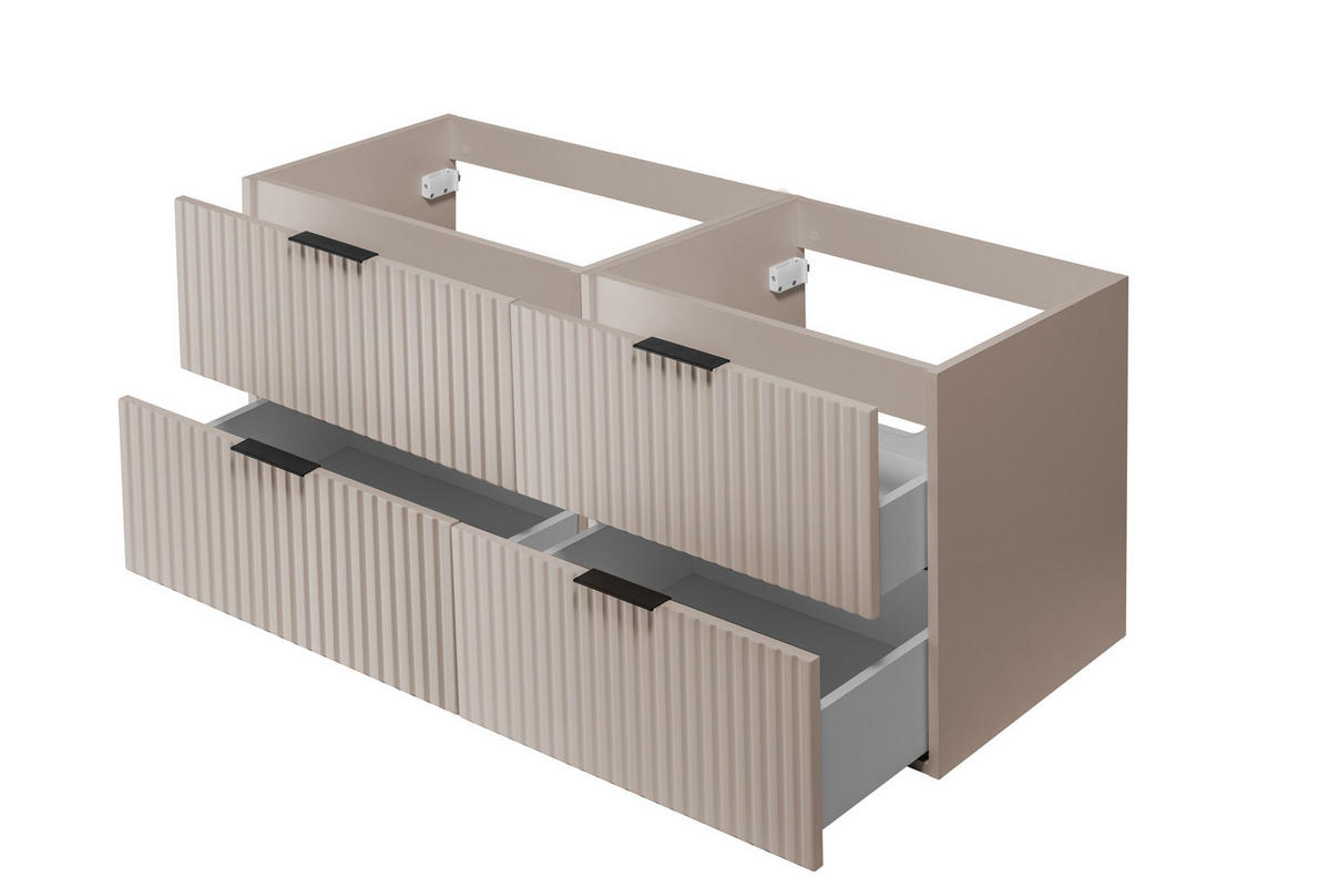WASCHBECKUNTERSCHRANK FLOW Kaschmir 120/57/46 cm - Kaschmir, Holzwerkstoff (120/57/46cm) - Rodan