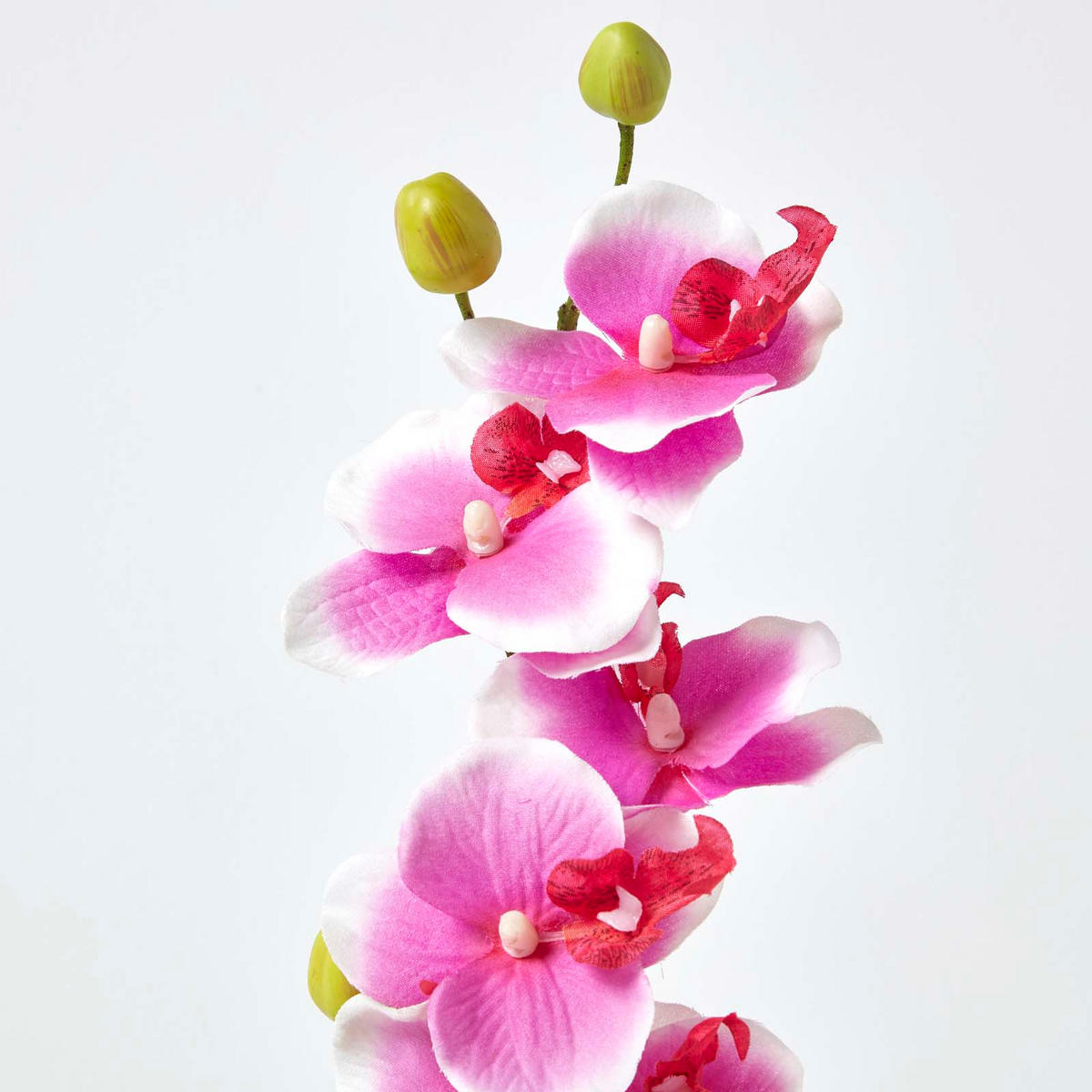 KUNSTBLUME Orchidee rosa im Deko-Topf, 48 cm - Pink, Kunststoff (48cm) - Homescapes
