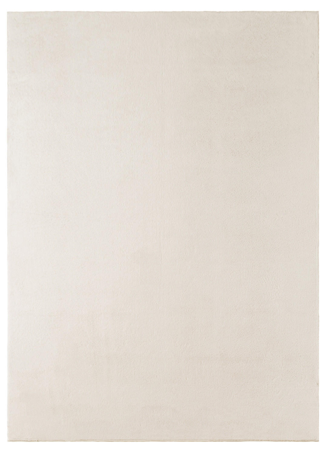 Tapiso Kurzflorteppich Creme 80x150 cm