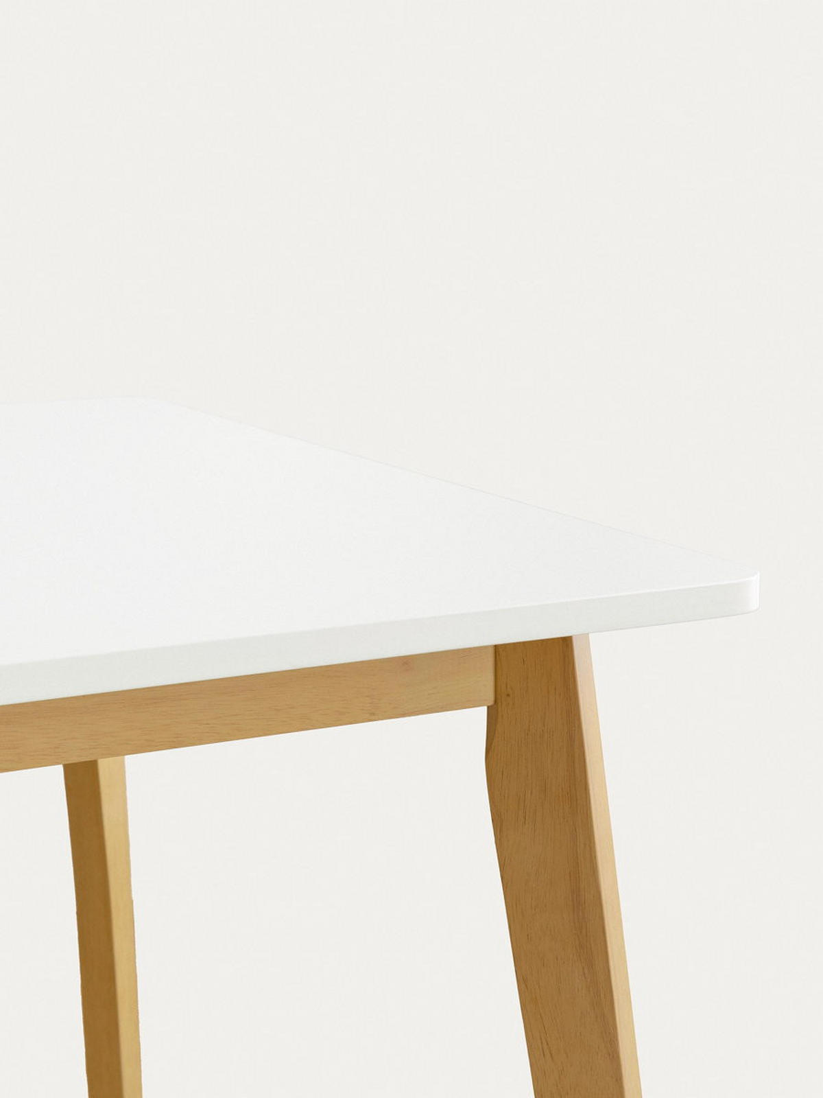 ESSTISCH Basic Natur - Weiß 90 x 150 - Braun, Holzwerkstoff (150/90/75cm) - Kenay Home