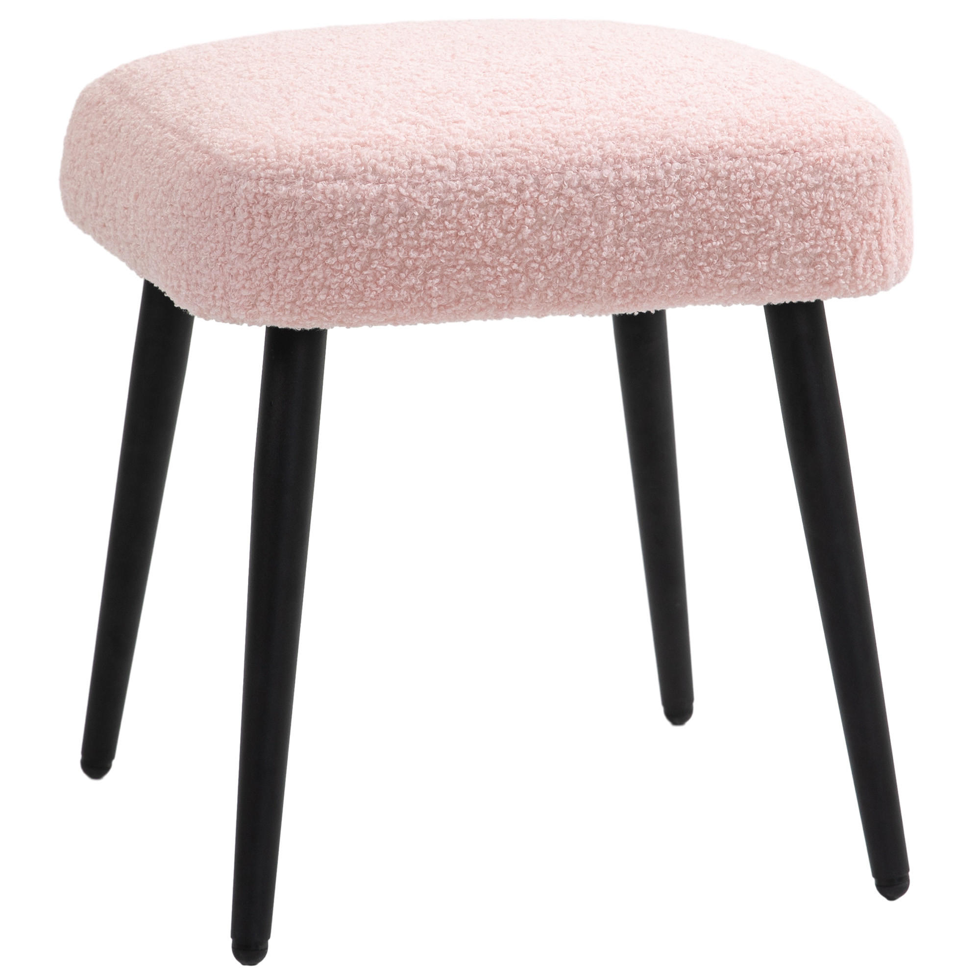 FUSSHOCKER - Rosa, Kunststoff (42/47/42cm) - HOMCOM