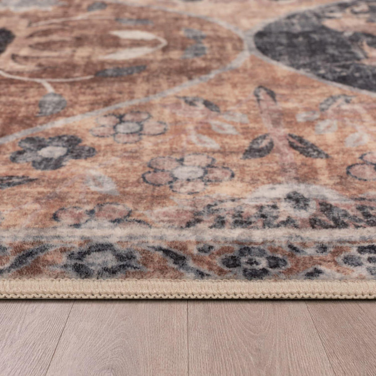 KURZFLOR-TEPPICH SEMER 421 BEIGE 200X280 - Beige, Textil (200/280cm) - Paco Home