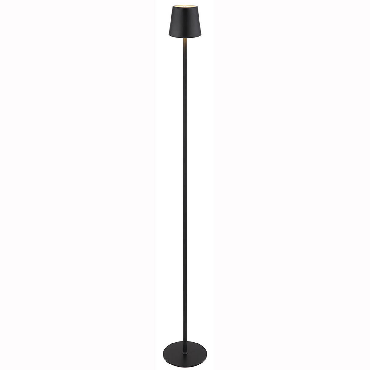 LED STEHLEUCHTE VANNIE Schwarz - Schwarz, Kunststoff/Metall (16/120/16cm) - Globo Lighting