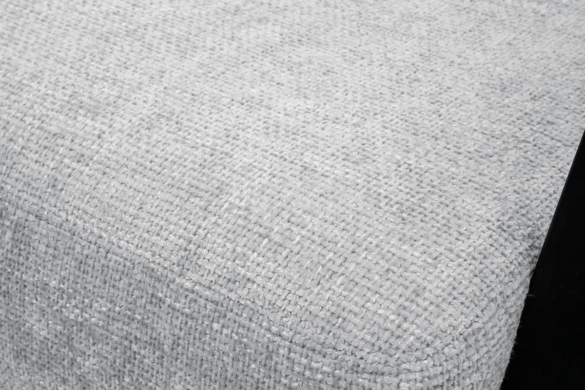 SESSEL KOBE, hellgrau - Hellgrau/Schwarz, Holz/Textil (72/76/90cm) - Courtois Laville