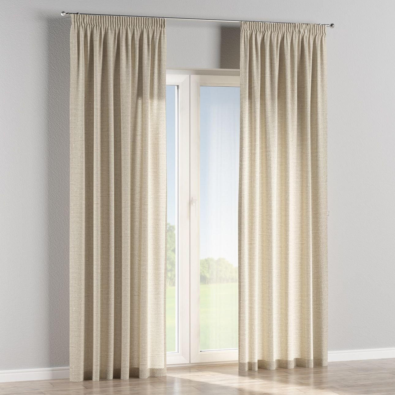 VORHANG Leinen natur, 130x245 cm - Beige, Textil (130/245cm) - Dekoria