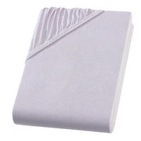 TOPPER-SPANNBETTLAKEN Jersey Bettlaken 180x200 cm Silber - Silberfarben, Textil (180/200cm) - Carpe Sonno