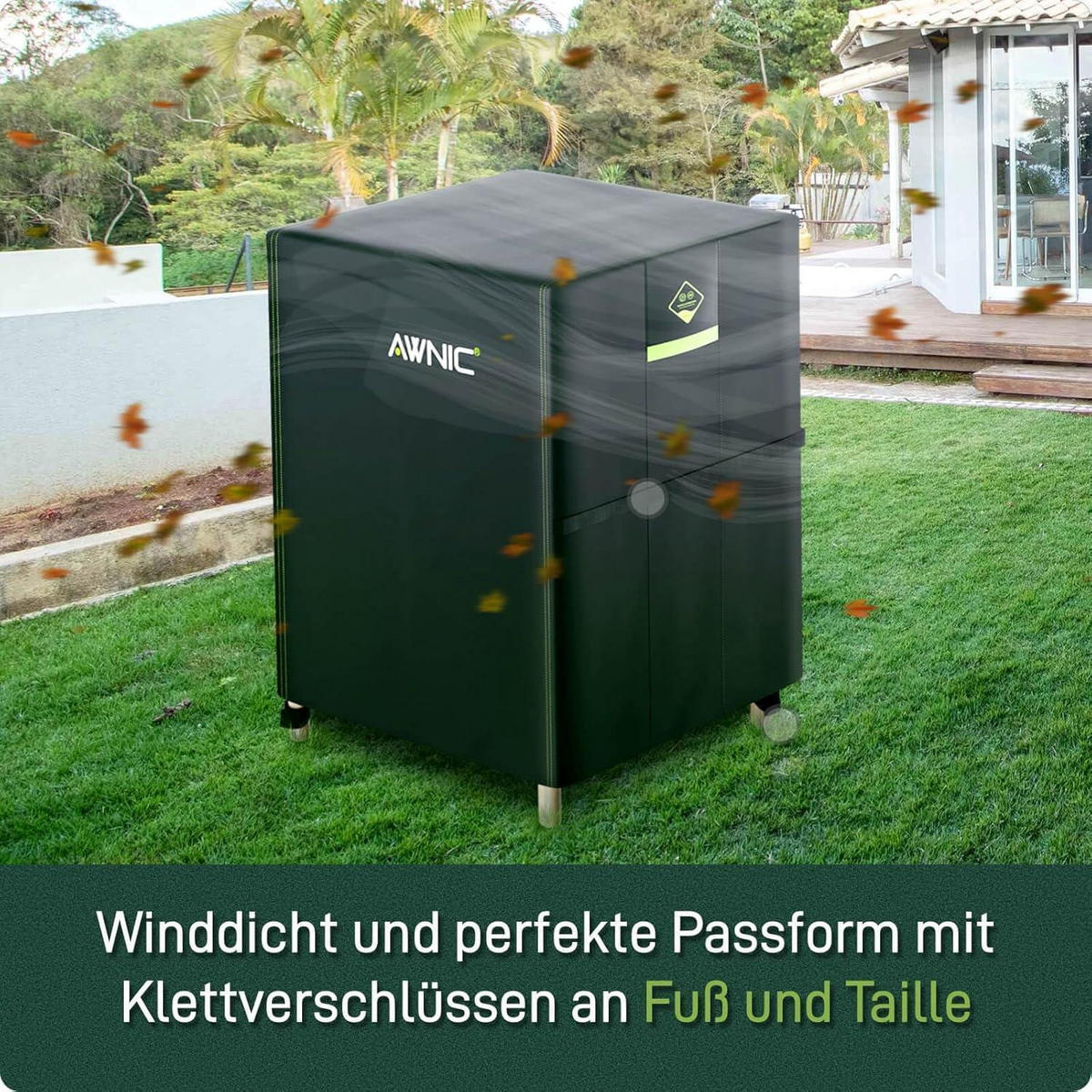 GARTENSTUHL Schutzhülle Oxford 110 x 68 x 68 cm - Schwarz, Textil (110/68/68cm)