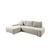 ECKSOFA Vogar In Poso - Creme, Holzwerkstoff/Textil (265/185cm) - Fun Möbel