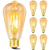 LEUCHTMITTEL Zivoltisara 6.4/6.4/13.5 cm - Braun, Glas (6.4/13.5cm) - ZMH