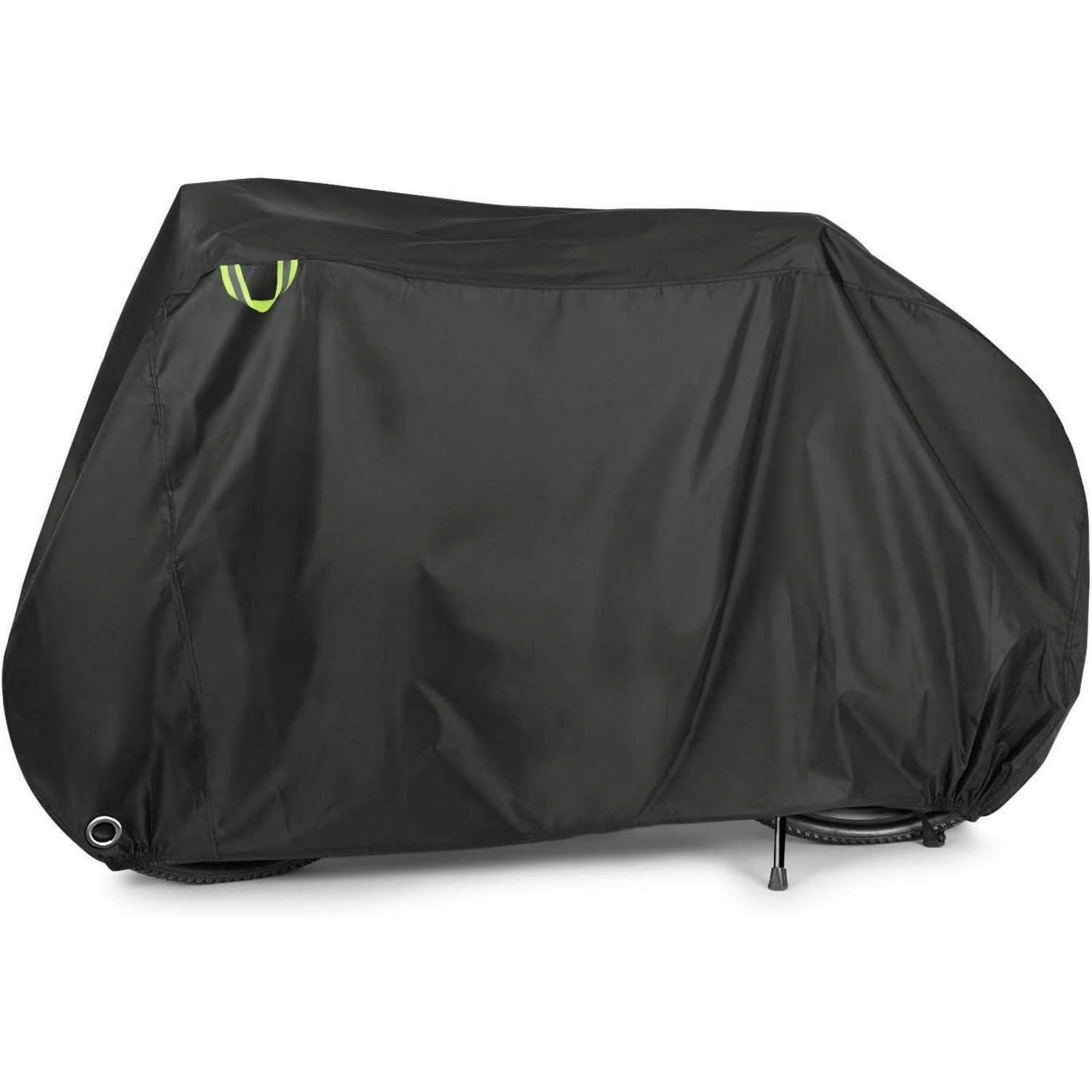 FAHRRADABDECKUNG für 2 Fahrräder wasserdicht 208 cm - Schwarz, Kunststoff (119.4/96.5/208.3cm)