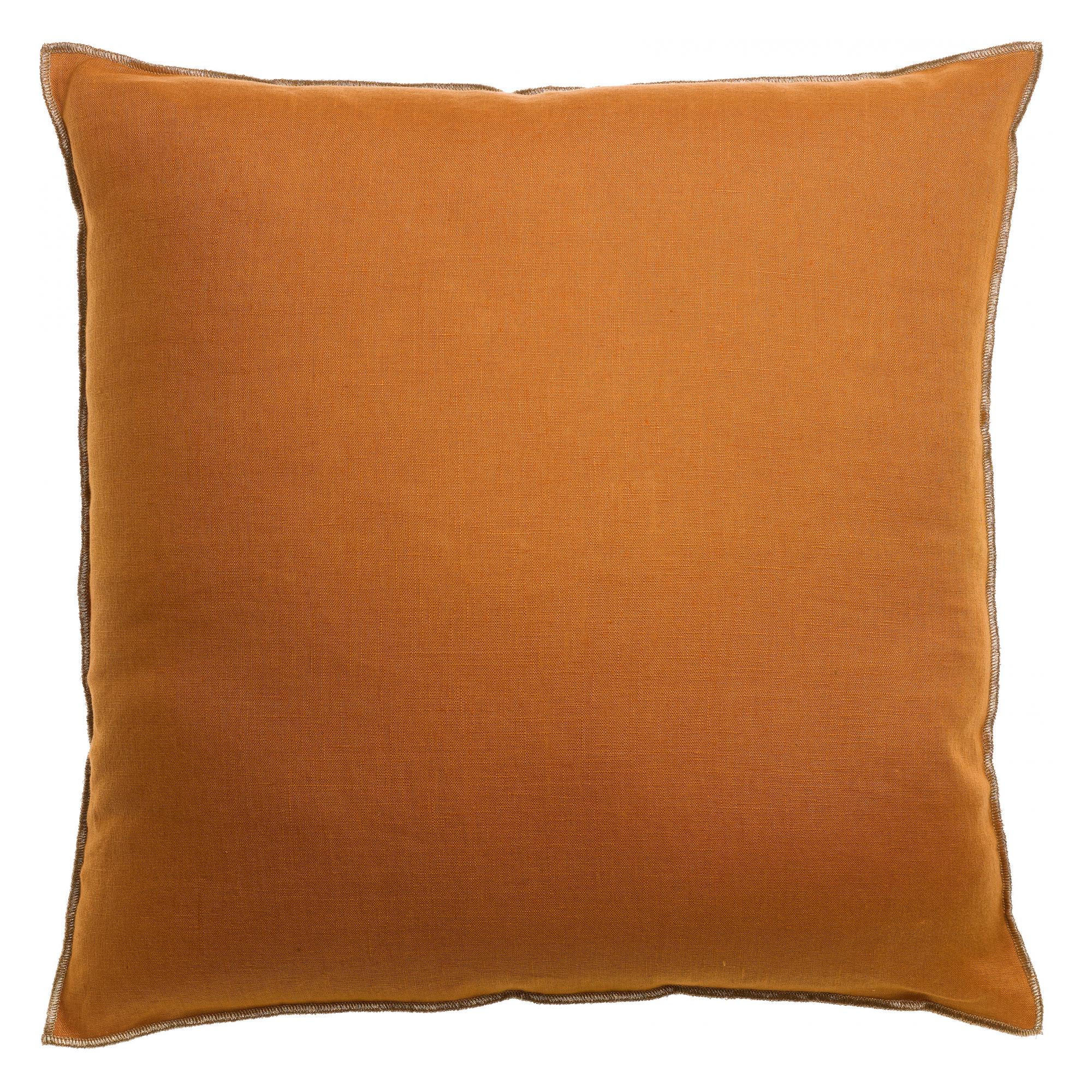 KISSEN Zeff Celeste kupferbraun 45 x 45 cm - Bernsteinfarben, Textil (45/45cm) - Vivaraise