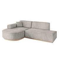 ECKSOFA Ottomane Links ARRIO-L1 - 243x171x83 cm Hellbraun - Hellbraun, Holzwerkstoff/Textil (243/171cm) - ALTDECOR