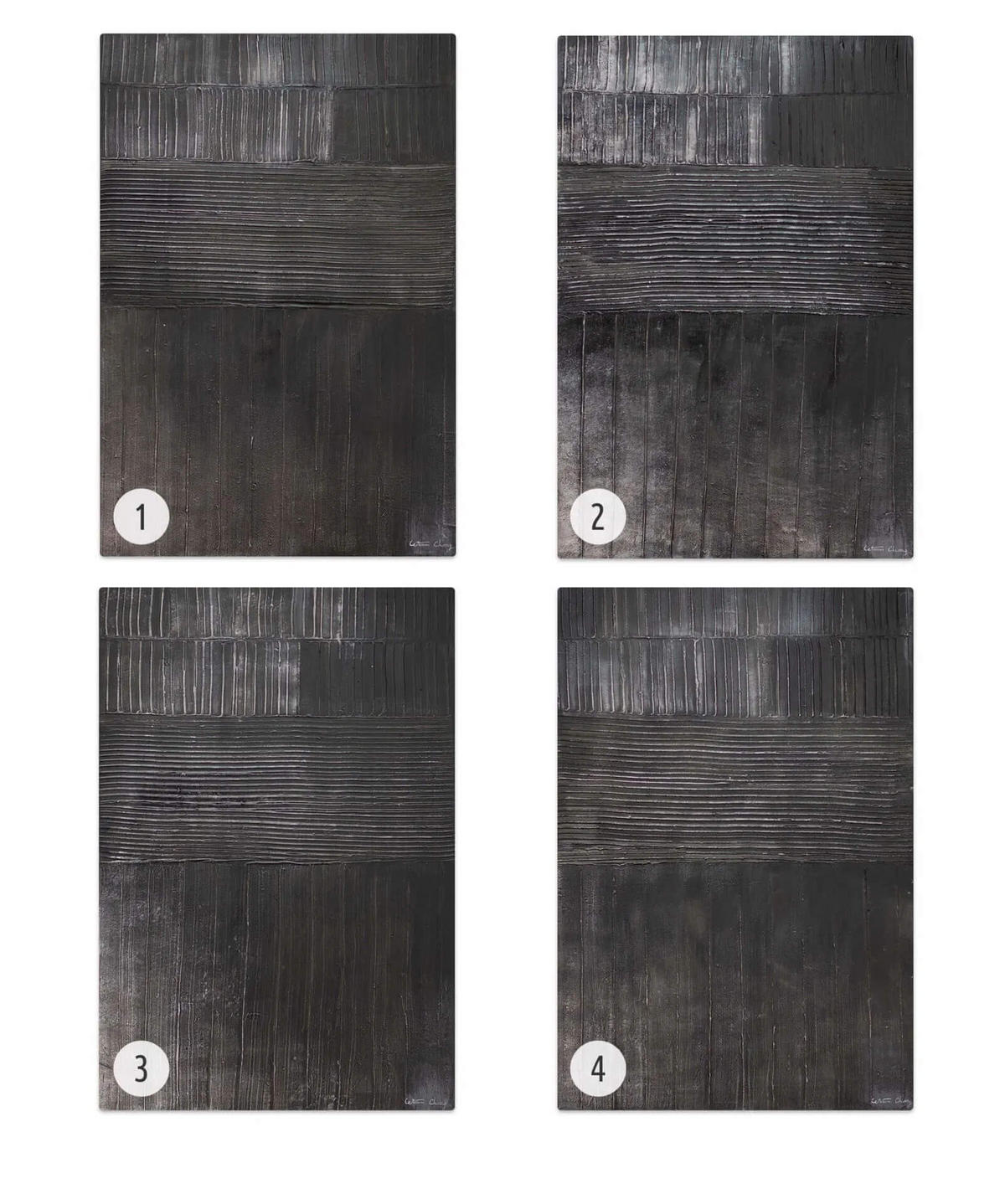 ÖLGEMÄLDE 80/120 cm - Schwarz, Holz/Textil (80/120cm) - KUNSTLOFT