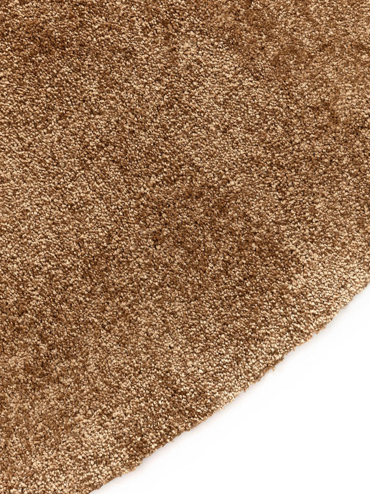 TEPPICH Nina waschbar ø 150 cm rund - Beige, Kunststoff (150/150cm) - benuta Nest