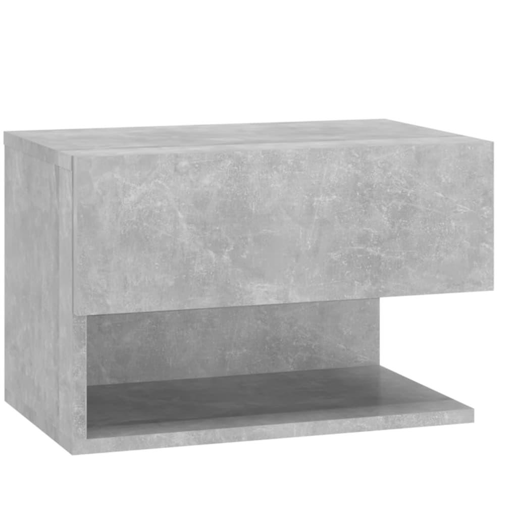 vidaXL Nachttisch Hellgrau 46x30x29.5 cm
