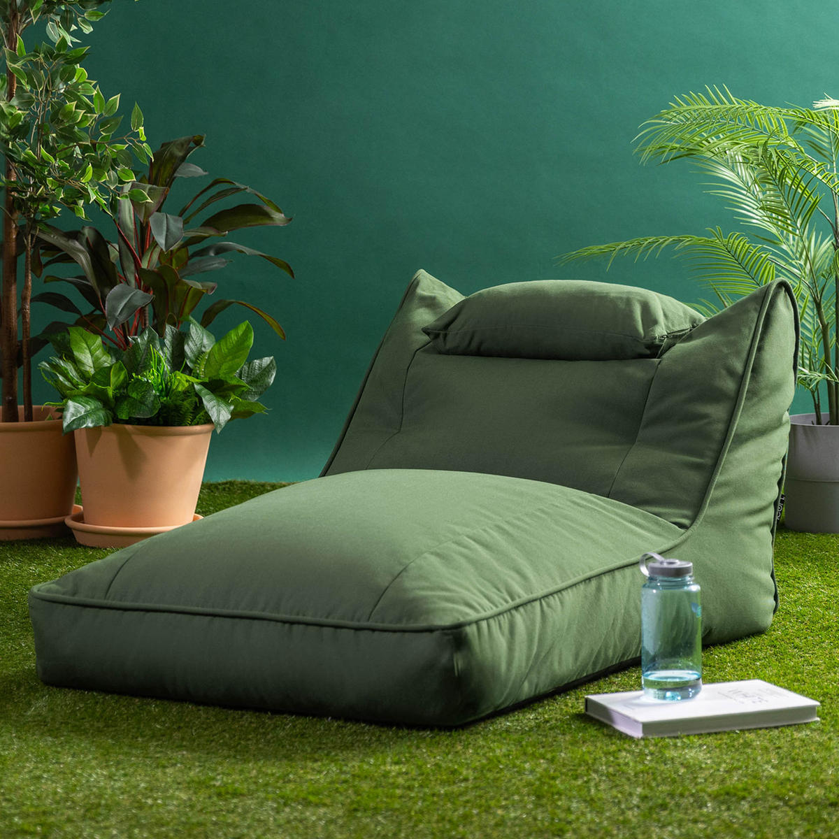 SITZSACK Outdoor Nova - Grün, Textil (84/68/108cm) - icon
