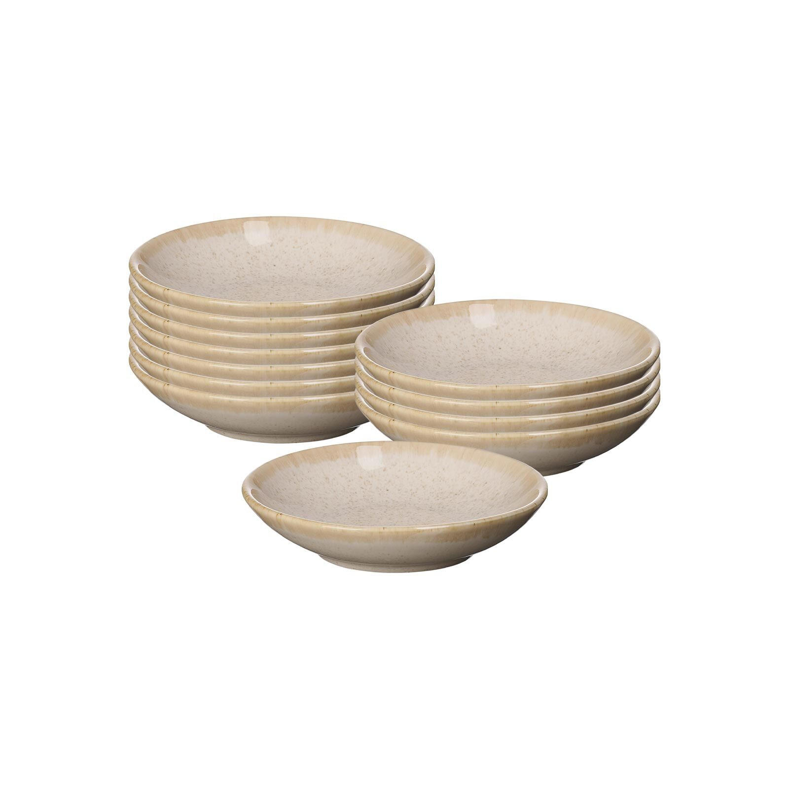 DIPSCHALEN Sahara Creme ø 10 cm 12er Set - Creme, Keramik (10cm) - Ritzenhoff Breker