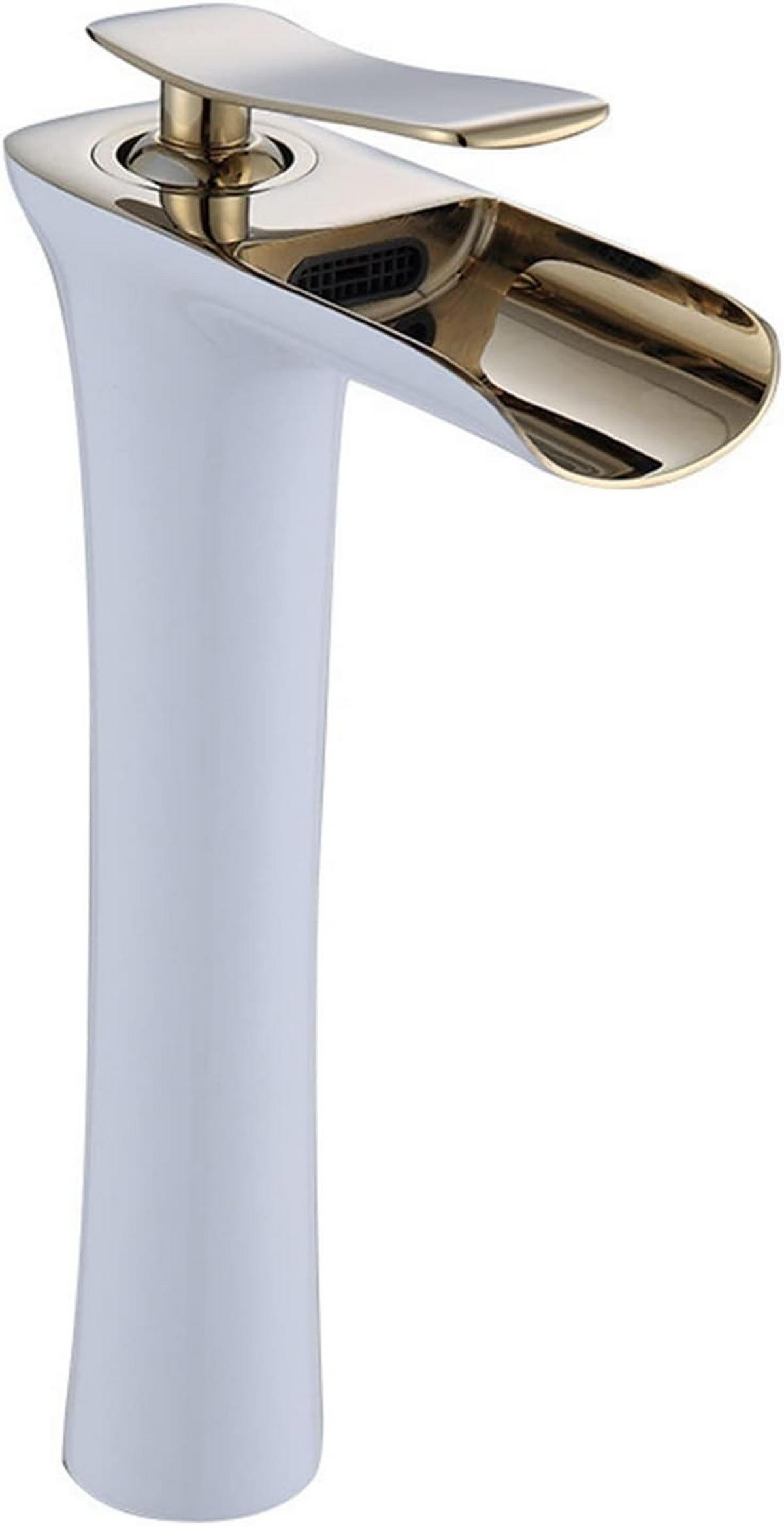 BADEZIMMERARMATUR, 28 cm hoch, goldfarbener Antik-Stil. - Goldfarben, Metall (40.87/7.8/25.8cm) - Vallsero