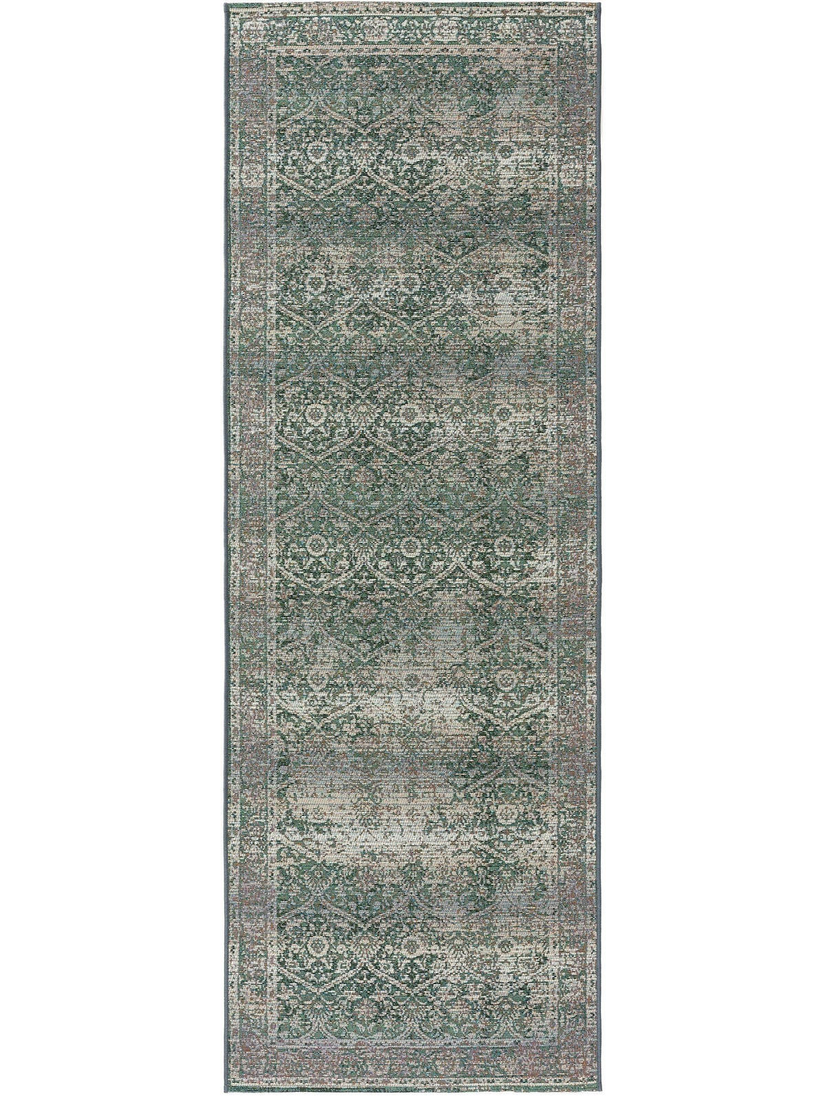 OUTDOORLÄUFER Artis Grün 80x250 cm - Grün, Textil (80/250cm) - benuta Nest