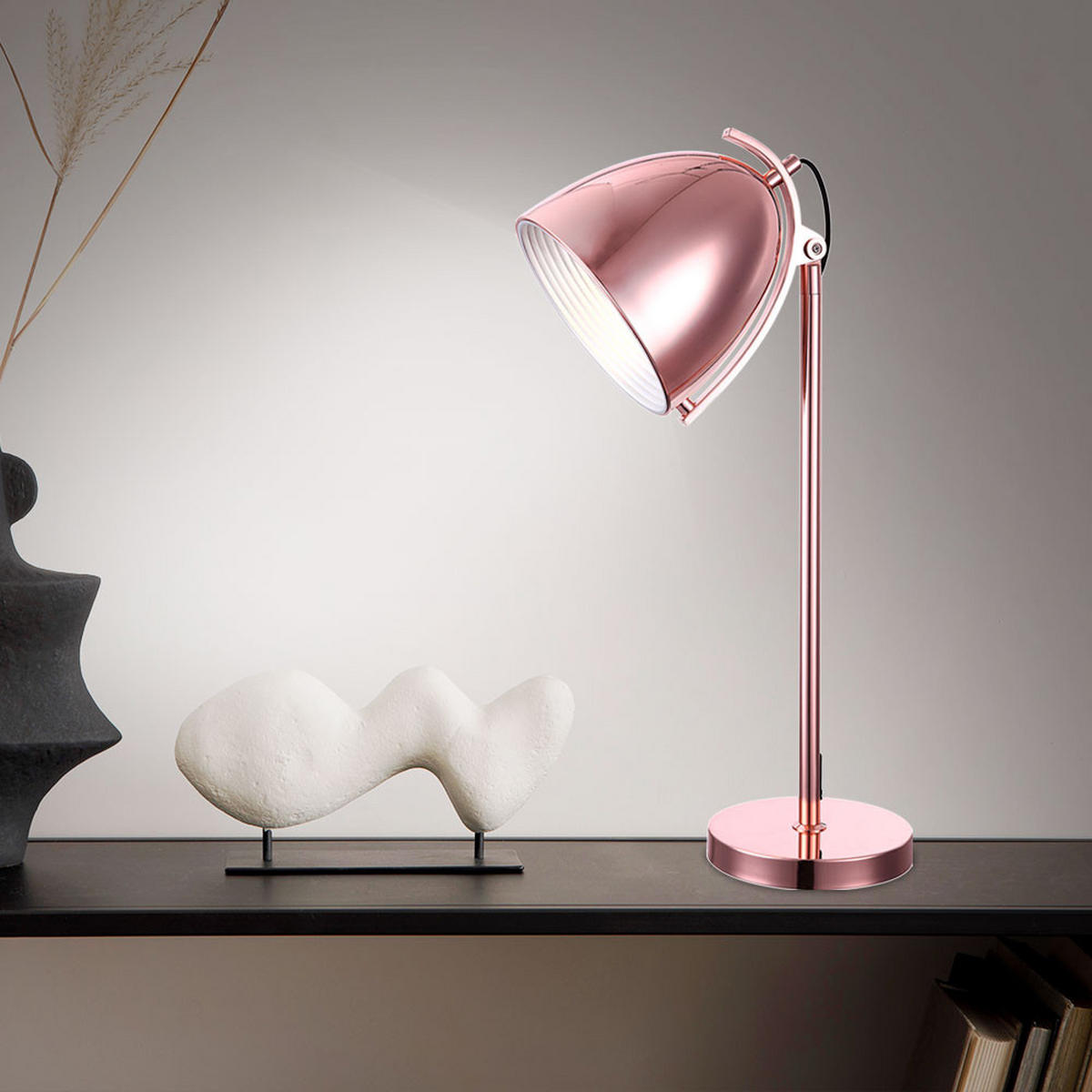 TISCHLEUCHTE JACKSON Kupfer - Kupferfarben, Metall (28/20/70cm) - Globo Lighting
