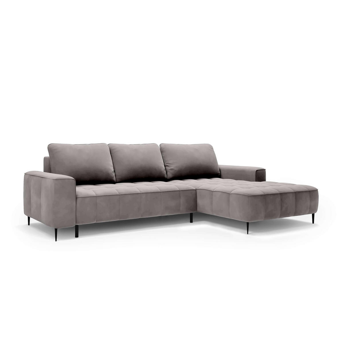 ECKSOFA Francessco Beige - Beige, Textil (280/90/166cm) - Pillovely
