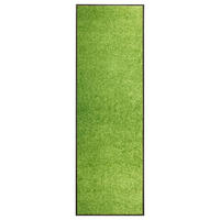 FUSSMATTE Waschbar Grün 60/180 Cm - Grün, Textil (60/180cm) - vidaXL