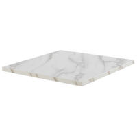 TISCHPLATTE quadratischer 60 cm, Weiß - Weiß, Holz/Holzwerkstoff (60/2/60cm) - Oviala