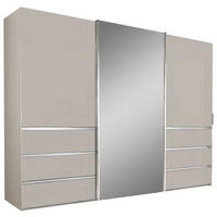 SKŘÍŇ S POSUVNÝMI DVEŘMI, šampaňská, 300/236/67 cm - barvy chromu/šampaňská, Design, kov/kompozitní dřevo (300/236/67cm) - Novel