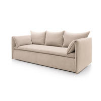 SOFA GOLD Beige 218x105x89 cm - Beige, Textil (218/89/105cm) - FURNLUX
