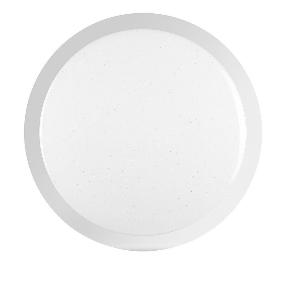 LED DECKENLEUCHTE Weiß Rund - Weiß, Metall (57.2/7/7cm)