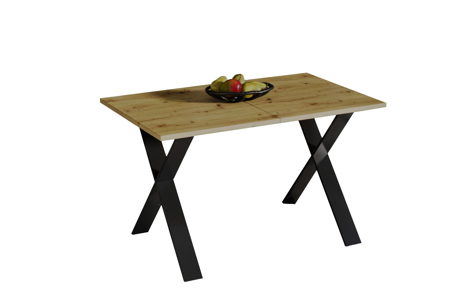 ESSTISCH Stol X ausziehbar bis 210 cm - Eiche Artisan, Holzwerkstoff (130/80/75cm) - Endo-Moebel