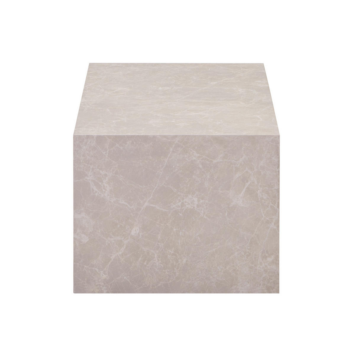 COUCHTISCH AMIRI L - Farbe: Beige, Größe: 95 x 40 x 50 cm - Beige, Holzwerkstoff/Textil (40/95/50cm) - Home Deluxe