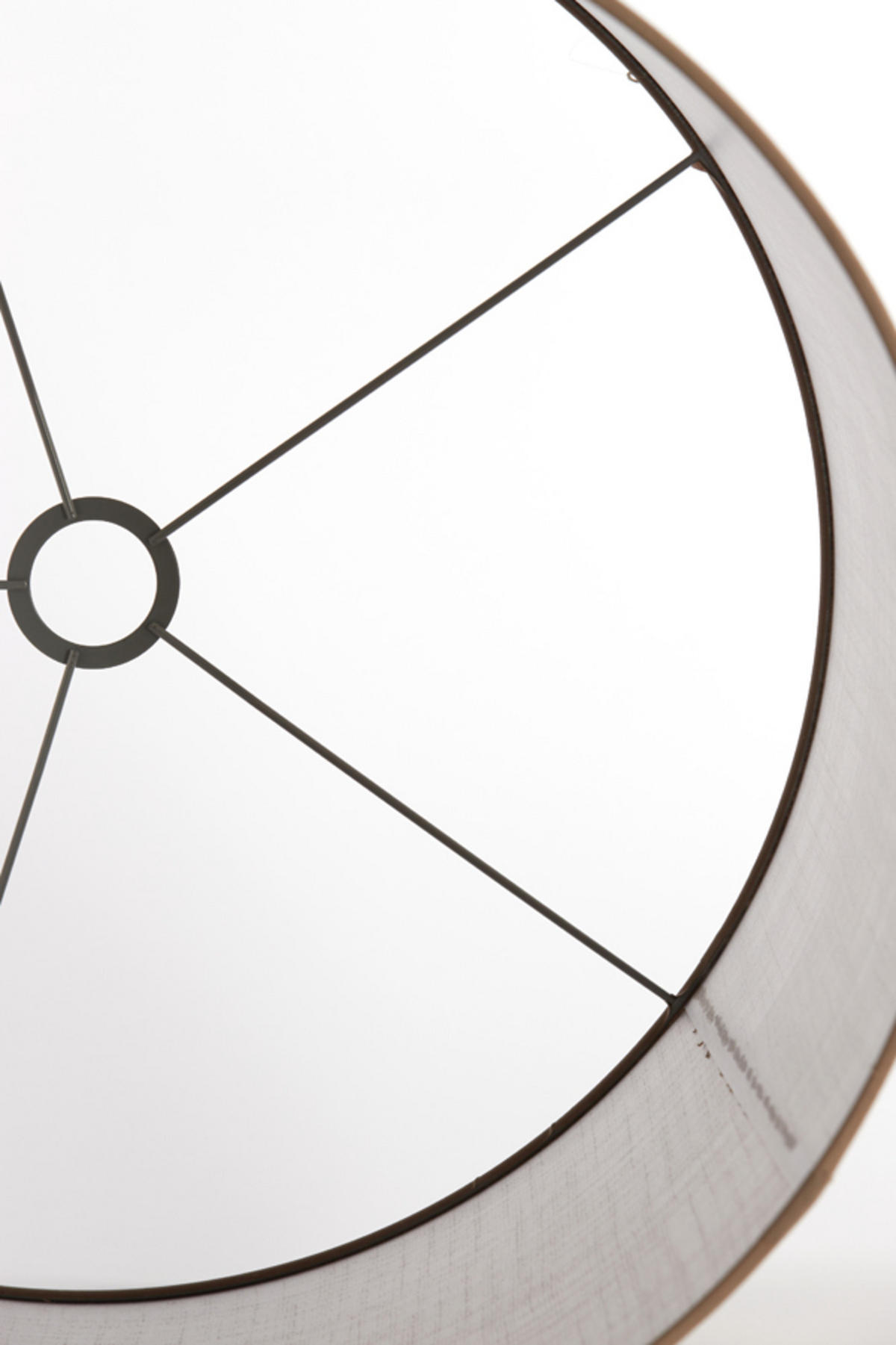 LAMPENSCHIRM Caden Braun Ø50/38 cm - Braun, Textil (50/50/38cm) - Light & Living