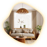 LED SPIEGEL 77 x 76,6 cm Asymmetrisch Warmweiß 3000K - Transparent, Glas (77/76.6/0.4cm) - TULUP