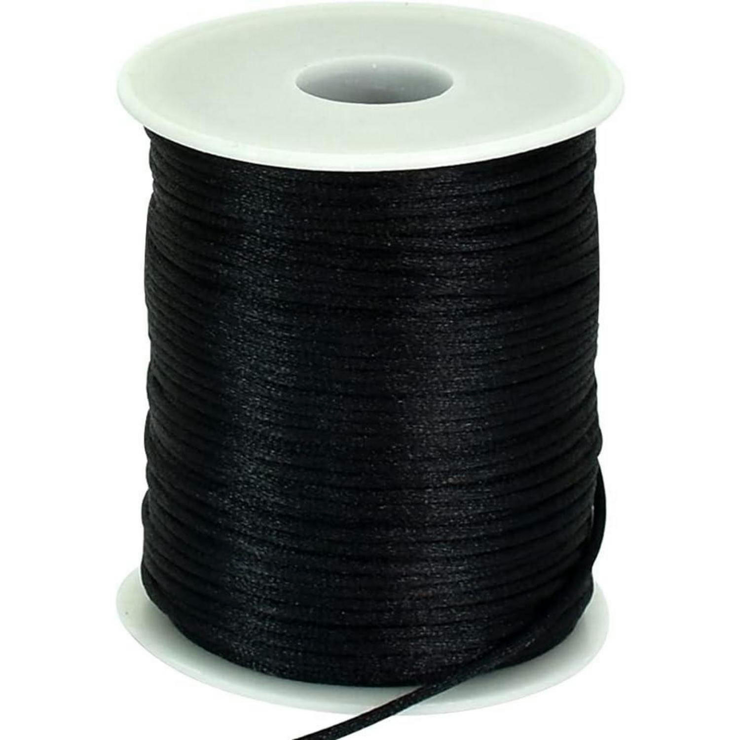 NYLONSCHNUR 2 mm x 100 m Schwarz - Schwarz, Kunststoff (0.2/0.2/10000cm)
