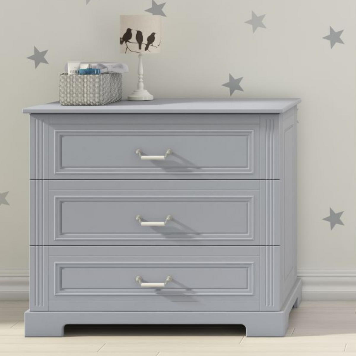 KINDERKOMMODE Ines - Grau, Holzwerkstoff (102/90/51cm) - RAUMHIRSCH FURNITURE