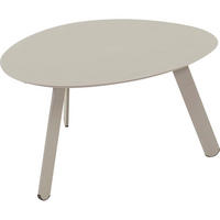 BEISTELLTISCH Tiki - Grau - 74/60/35,5 cm - Grau, Metall (74/60/35cm) - Lesli Living