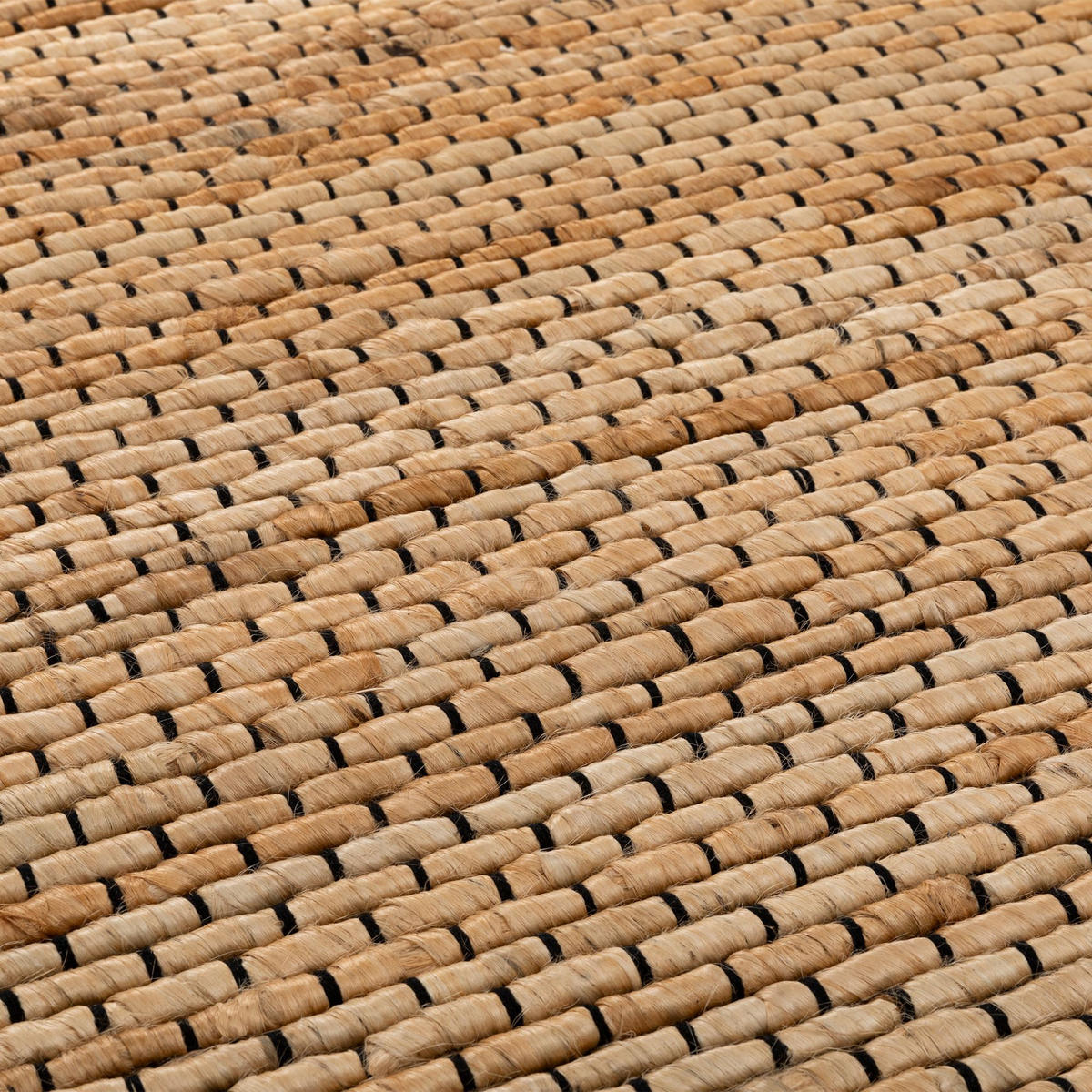 JUTE Teppich Goa Canvas 140/200 cm - Naturfarben, Naturmaterialien (140/200cm) - Steffensmeier
