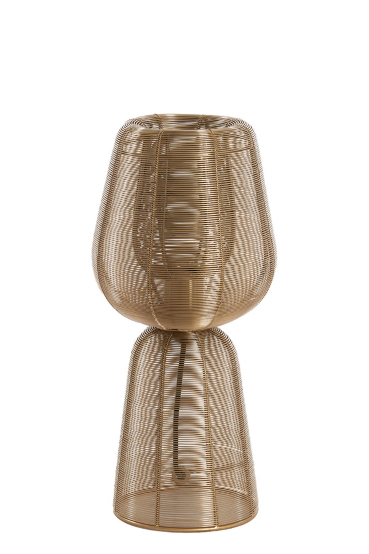 TISCHLAMPE Aboso Gold Ø18/42 cm - Goldfarben, Metall (18/18/42cm) - Light & Living