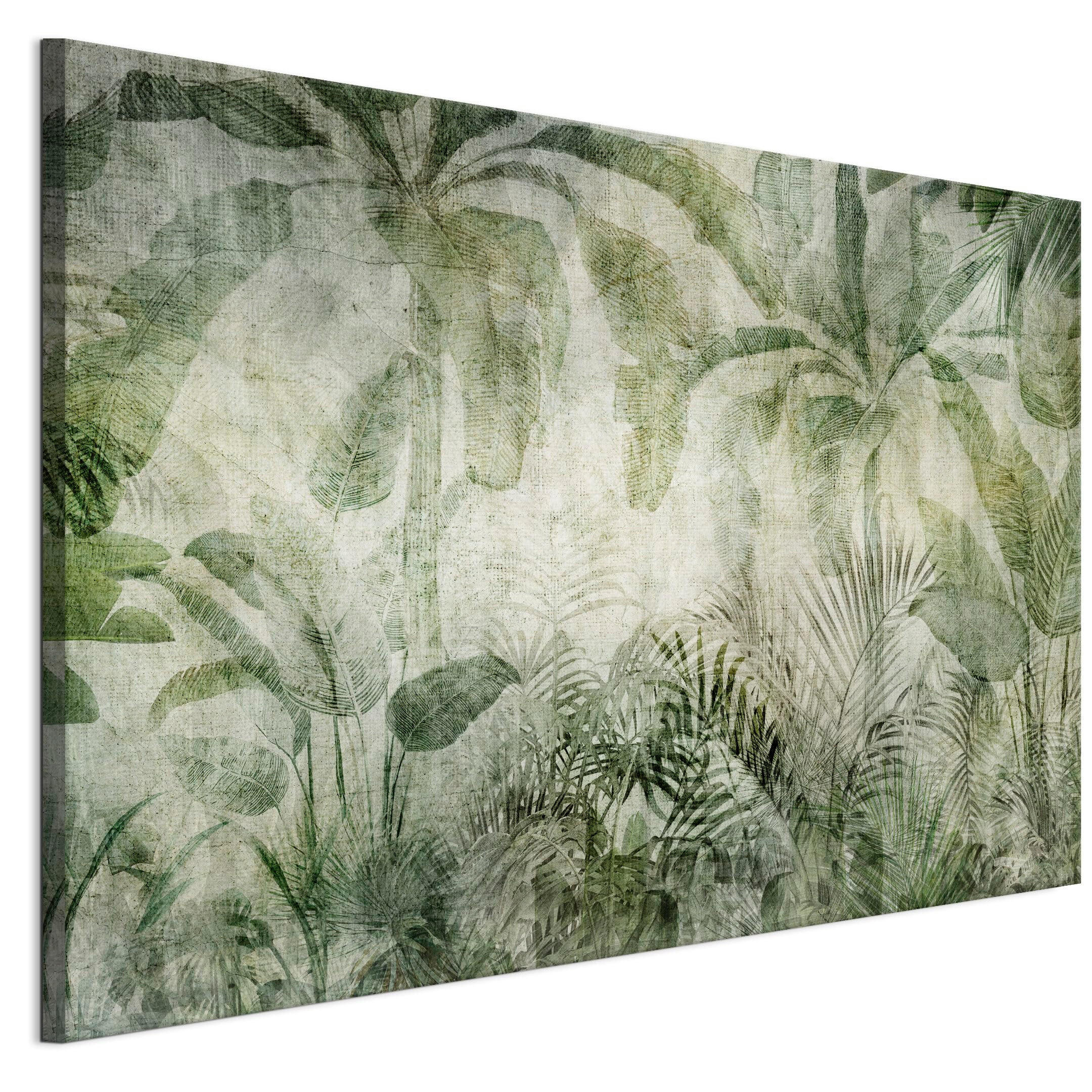 LEINWANDBILD Blätter 120x80 cm - Multicolor, Holz (120/80cm) - LUMASOUL