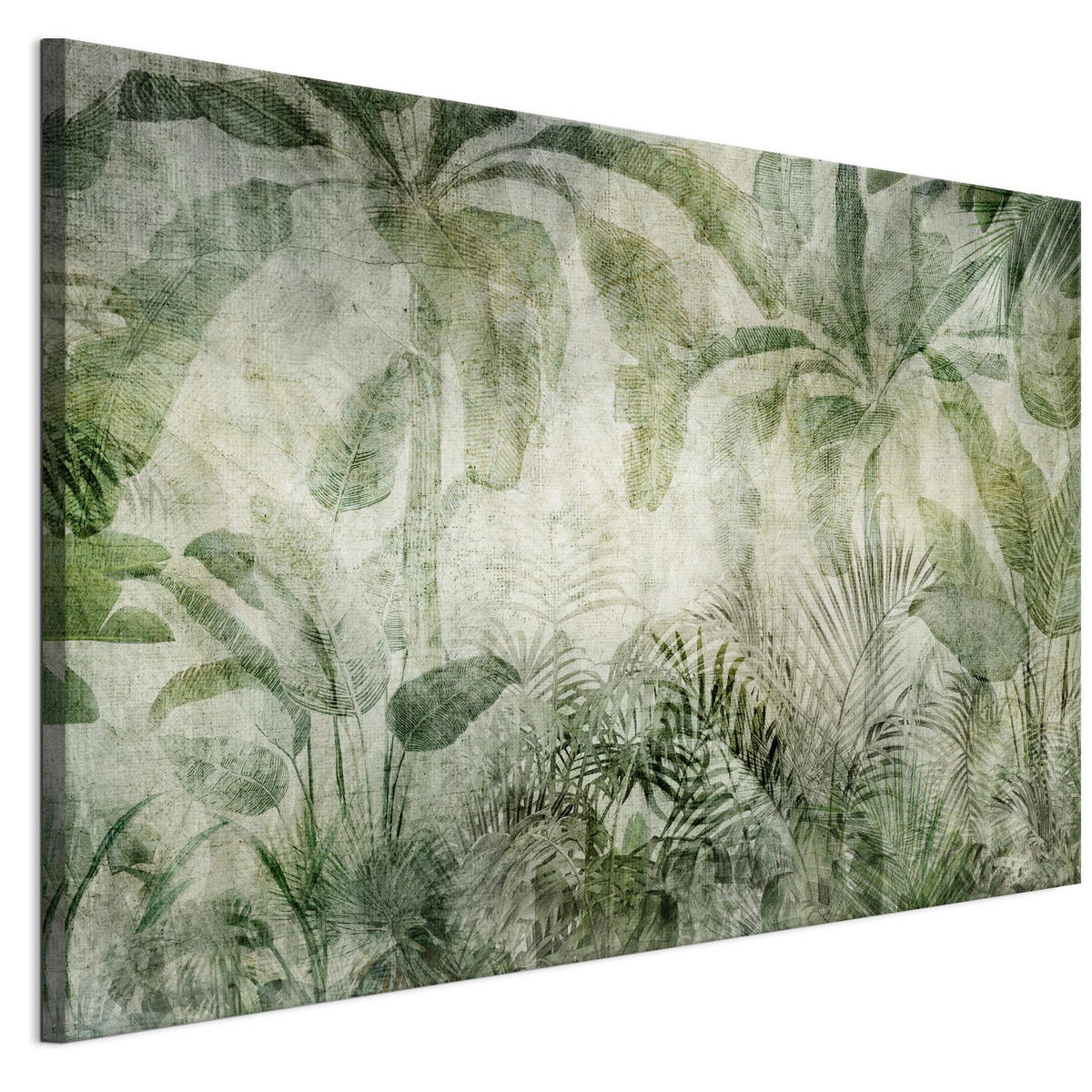 LEINWANDBILD Blätter 120x80 cm - Multicolor, Holz (120/80cm) - LUMASOUL