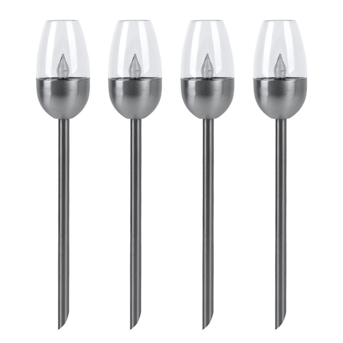 LED AUSSENLEUCHTE Metall Schwarz - Schwarz, Metall (6/6/38cm)