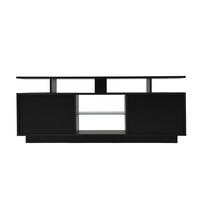 LOWBOARD Modellname Schwarz 140/35/55 cm - Schwarz, Holz (140/55/35cm) - PANGIVO
