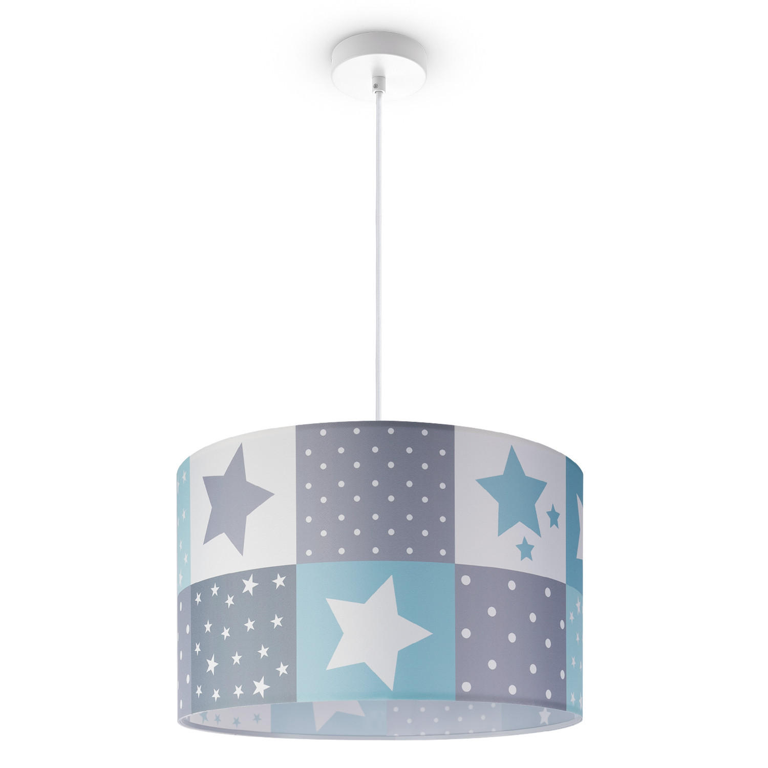 PENDELLEUCHTE Hugo Pd1 Cos 345 - Weiß, Metall (45.5/45.5/27cm) - Paco Home