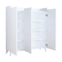 KOMMODE Sirdal - Weiß, Holzwerkstoff (90/103.5/30cm) - [en.casa]