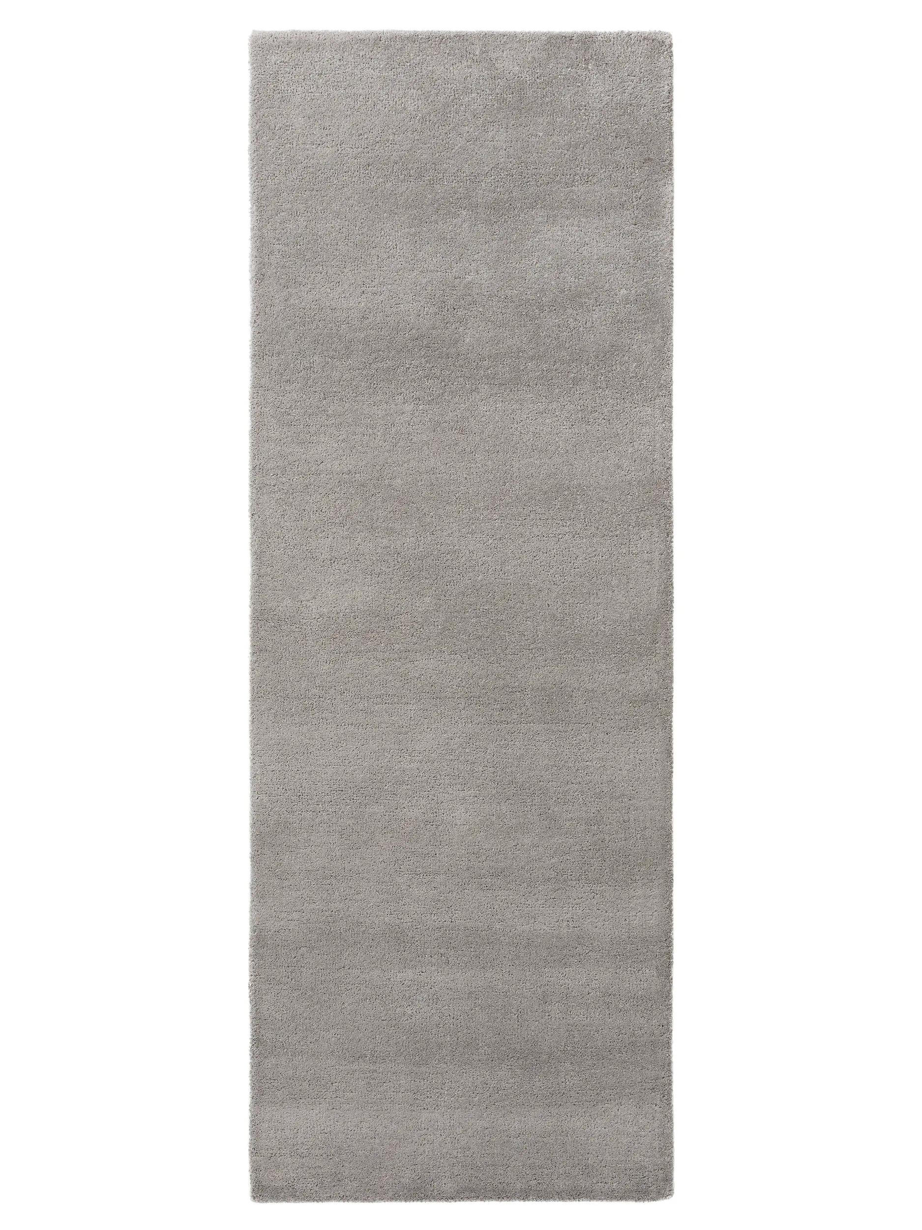 VOLNENA tekaška preproga Bent siva 70x200 cm - siva, tekstil/naravni materiali (70/200cm) - benuta Nest