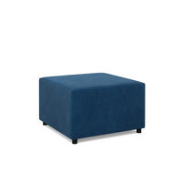 SITZPOUF 70 X 70 NEO, Cord - Dunkelblau - Blau, Textil (71/40/71cm)
