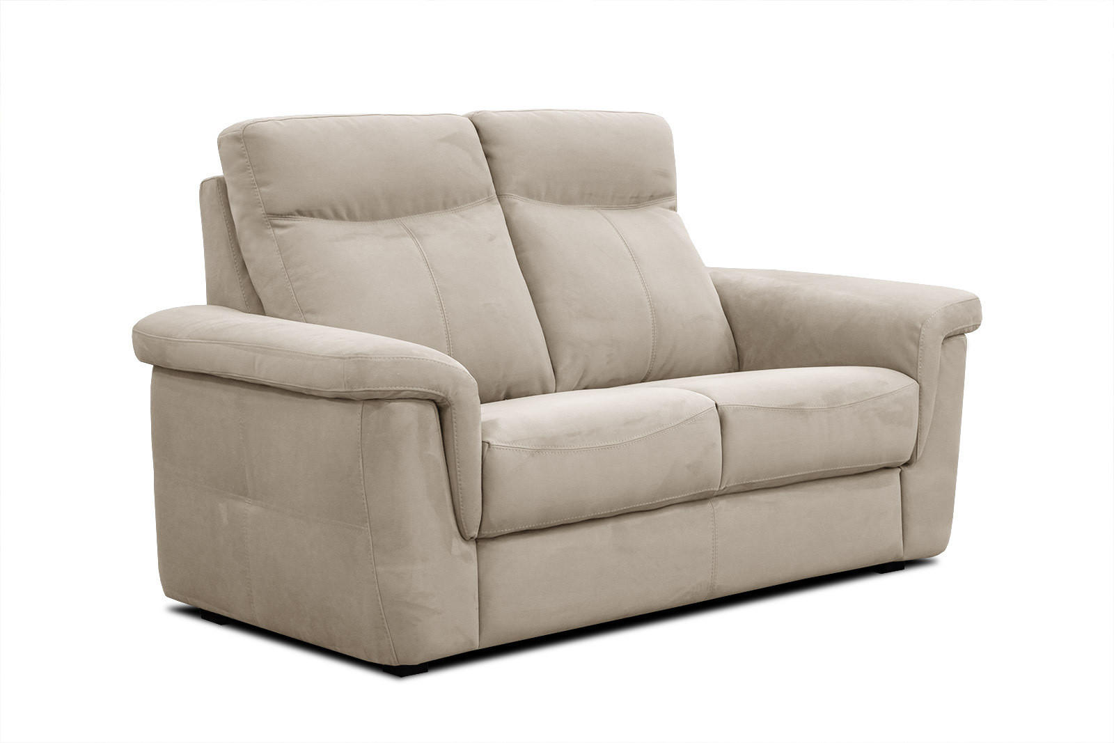 SOFA JONES 2-Sitzer, creme - Creme, Holzwerkstoff/Textil (166/102/99cm) - Courtois Laville